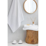 2 x grote badhanddoeken 100% katoen 550 gsm extra zacht absorberend en sneldrogend 100 x 150 cm wit