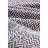 Katoenen plaid extra zacht vier seizoenen multifunctionele sprei bed Foulard sprei banksprei (donkergrijs) 120x180cm