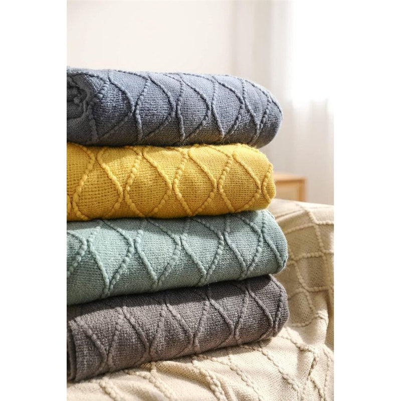 De lichte bankdeken is een echte eyecatcher voor elke slaap- en woonkamer 130x200