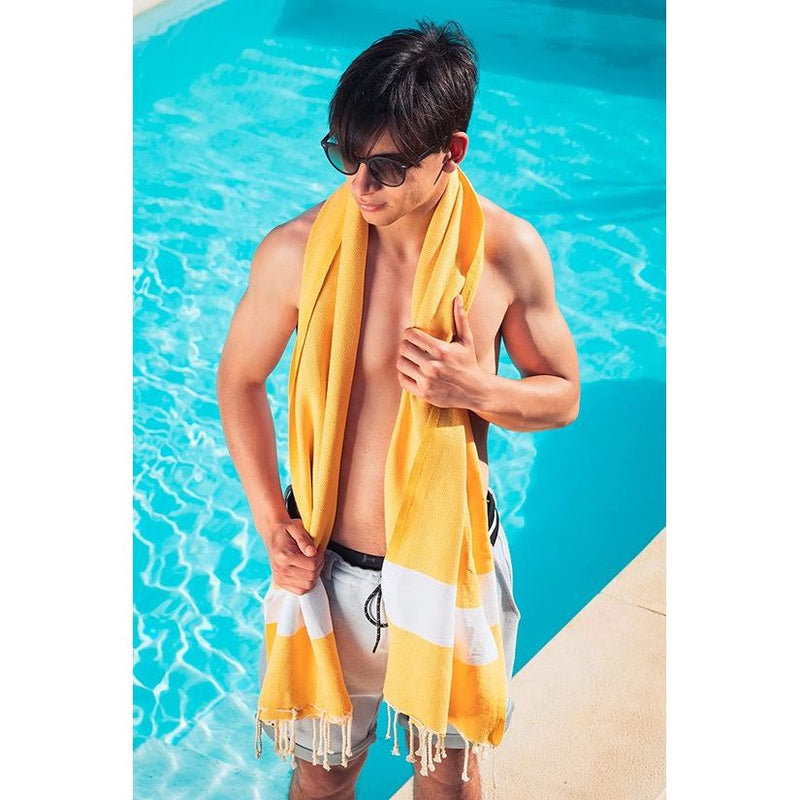 Hamamdoek, strandhanddoek, badhanddoek, saunahanddoek, 100% katoen, 100 x 200 cm, licht, zacht en absorberend, XXL hamamdoek, groot, 100 x 200 cm, sauna, hamamdoek voor dames en heren