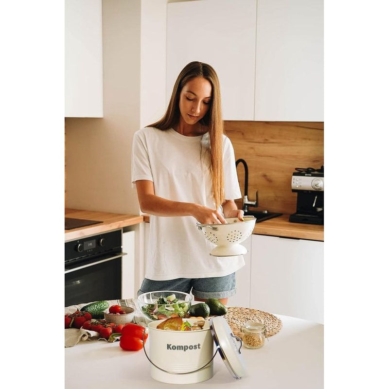 Prullenbak Beige 3.5L