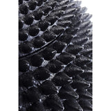 decoratieve doos parrood, prachtige XXL opbergdoos, zwarte pot met gouden vogel, decoratieve doos zwart-goud, moderne voorraaddoos met deksel, (H/B/D) 40 x 26 x 26 cm