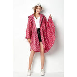 Regenponcho voor dames, uniseks, regencape, waterdicht, festival, regenjas, herbruikbaar, regenponcho, wandelen, fietsen, outdoor, multifunctionele regenjas met capuchon