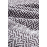 Katoen extra zacht plaid Four Seasons multifunctionele sprei bed Foulard sprei banksprei donkergrijs 230x240cm