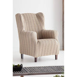 Fauteuil hoes, elastische oorfauteuil 33x42x8 cm grijs
