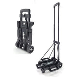 Mini Sack Truck Folding Trolley Dolly Foldable Trolley Hand Truck Luggage Handcart with Wheels Utility Portable Lightweight Expandable Large Chassis