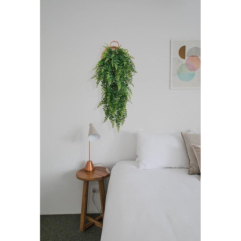 Kunstmatige hangplant, nepklimop, hangende slingers voor bruiloft, tuin, wanddecoratie, hangmanden, bruiloftsslinger (2 stuks)