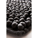 Popcorn-badmat, mix van katoen en polyester - grijs, 80 x 150 cm Popcorn-badmat, een mix van katoen en polyester - grijs, 80 x 150 cm.