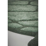 Badmat Lazy in de vorm van een schildpad, Staycation collectie, decoratie voor de badkamer, duurzaam katoen, Oeko-Tex®-standaard 100 gecertificeerd - groen, 75 x 98 cm