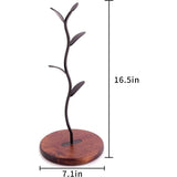 6 haken bekerhouder, koffiebekerhouder, koffiebekerhouder voor toonbank, stijlvolle bekerhouder voor in de keuken, theekop, bekerhouder, bekertoren
