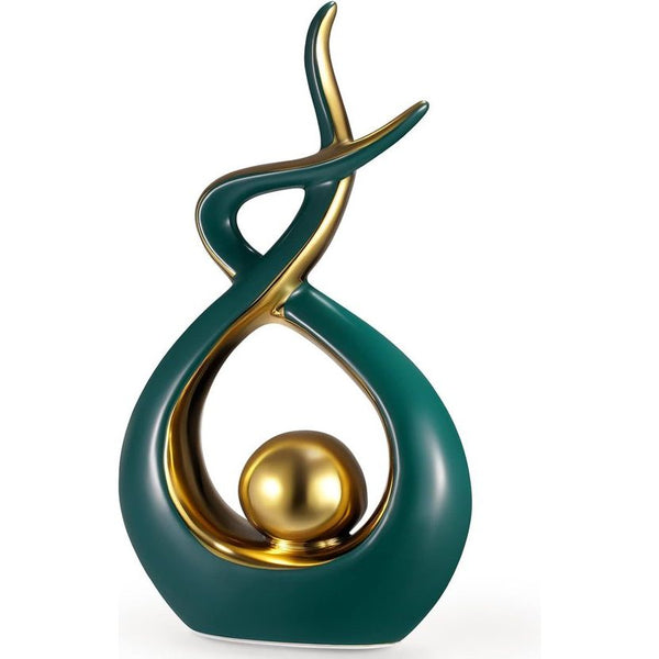 Keramisch decoratief object, moderne sculpturen, abstracte decoratie, woonkamer, moderne decoratie, abstract handwerk voor decoratie, slaapkamer, tafeldecoratie, kantoor, sculptuur, woningen en