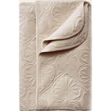 Elegante sprei in beige 220 x 240 cm Veelzijdige deken als bedsprei of banksprei voor bed- en bankquiltstijl Ideaal als sprei