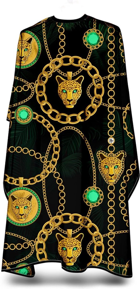 Kapperscape, originele kapperscape, kapperscape, goudkleurig, professionele haardesigncape, haarstyling accessoires, snijcape, cape volwassenen