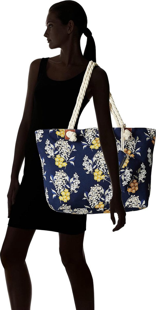 Strandtas XXL familie badtas dames strandtas groot met ritssluiting