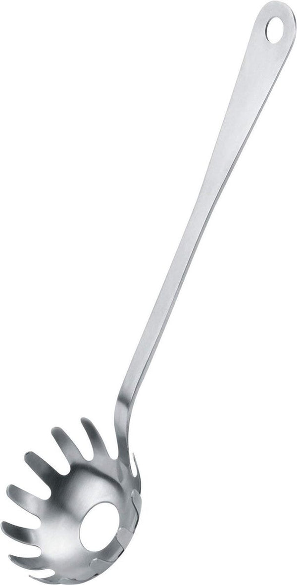 Spaghettilepel, roestvrij staal, zilver, 8,5 x 8 x 12 cm