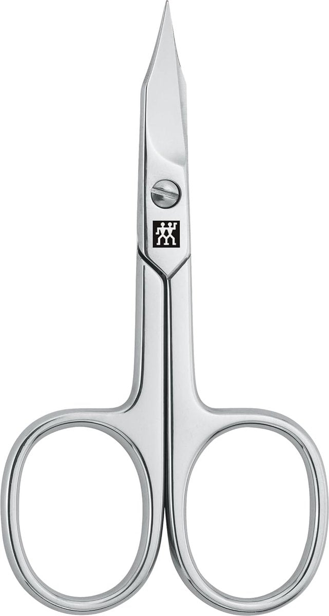 Nagelschaar en huidschaar voor vingers en teennagels, combi-schaar voor nauwkeurige snit, van gepolijst roestvrij staal, 90 mm