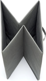 Set van 4 opbergmanden, opvouwbare stoffen kubusdozen voor kinderspeelgoed, organizer voor kinderkamer, kast, thuis, 33 x 37 x 33 cm, grijs