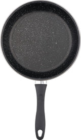 Antiaanbakpan, koekenpan geschikt voor ochenfelder, inductie, gas en E ale Klektro, pan van aluminium, diameter 26 cm, zwart