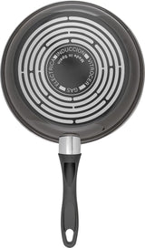 Antiaanbakpan, koekenpan geschikt voor ochenfelder, inductie, gas en E ale Klektro, pan van aluminium, diameter 26 cm, zwart