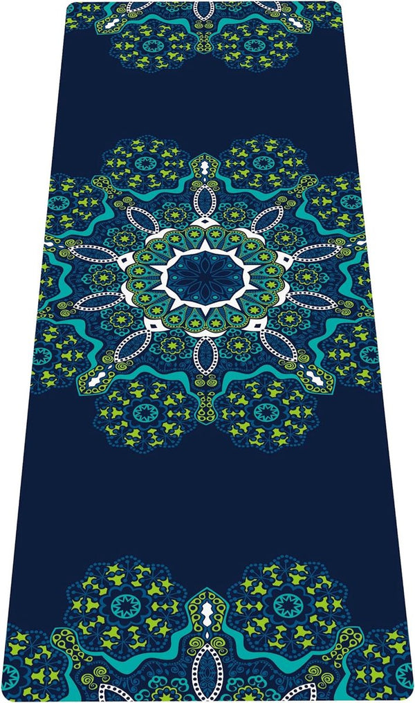 Draagbare reisyogamat, opvouwbare lichtgewicht oefenmat - Ideaal voor yoga, pilates, bikram, stretchen, trainen en sporten (72 x 24 x 1,5 mm)