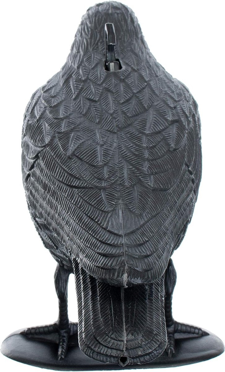 Duivenverschrikker raaf kraaien afweer van kleine vogels en duiven vogelverschrikker diervriendelijke afschrikking ca. 36 cm