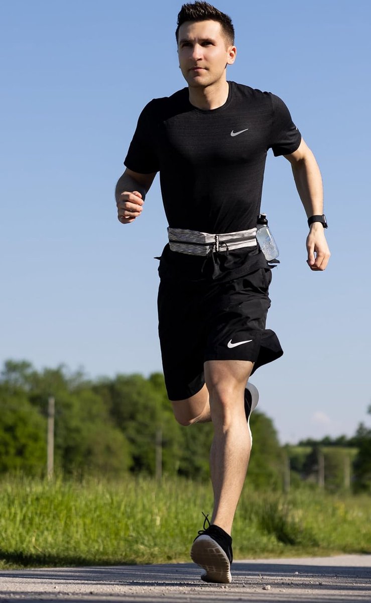 Hardloopgordel voor mobiele telefoon, looptas, joggen, heuptas, sportriem, hardloopriem voor joggen, hardlopen, sport, fitness, geschikt voor alle smartphones