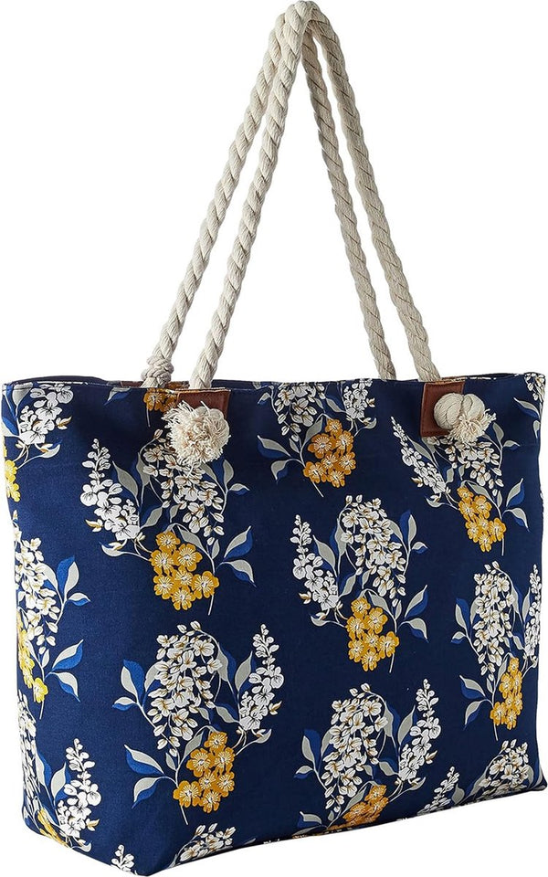 Strandtas XXL familie badtas dames strandtas groot met ritssluiting