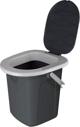 campingtoilet, grijs, M