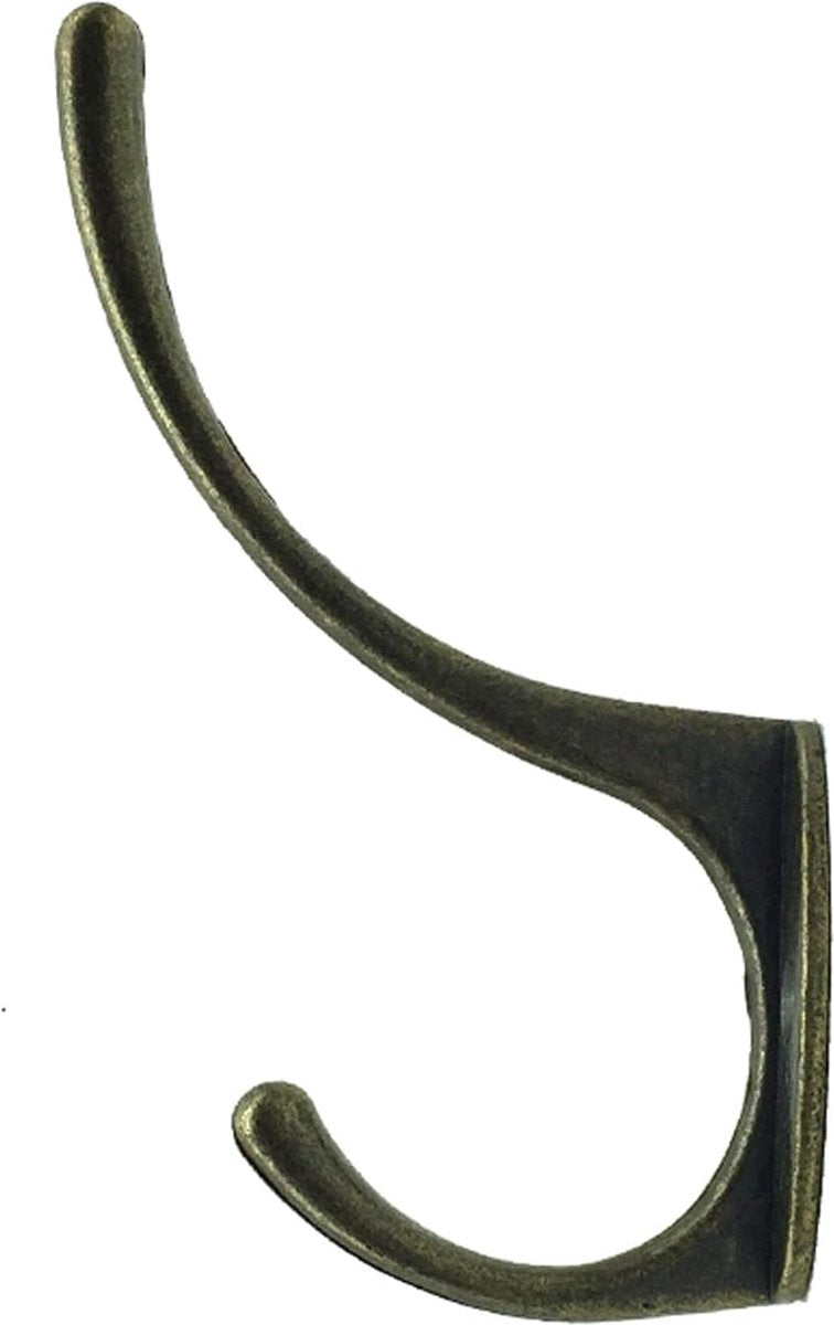 10 stuks kapstokken dubbele wandhaken wandkapstokken metalen kleerhangers met schroeven voor kapstokken badkamer keuken retro