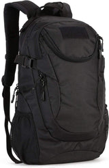 Tactische rugzak, 25 liter, waterdicht, trekkingrugzak, militaire Molle-rugzak voor kamperen, trekking, reizen, A-zwart., vakantie