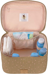 Baby Verkleedtafel Organizer Luier Organizer to Go / Casual Kinderkamer Caddy To Go Dots Curry, Geel