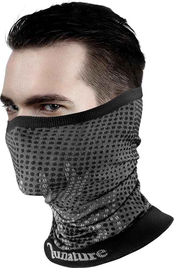 Multifunctionele doek, colsjaal, winterhalsdoek, winddicht, elastisch, ademend, halswarmer, voor dames en heren, voor outdoorsport, skiën, hardlopen, fietsen, wandelen