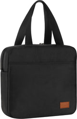 Kleine koeltas Lunchtas met ritssluiting Waterdicht voor werk Zwart 7L