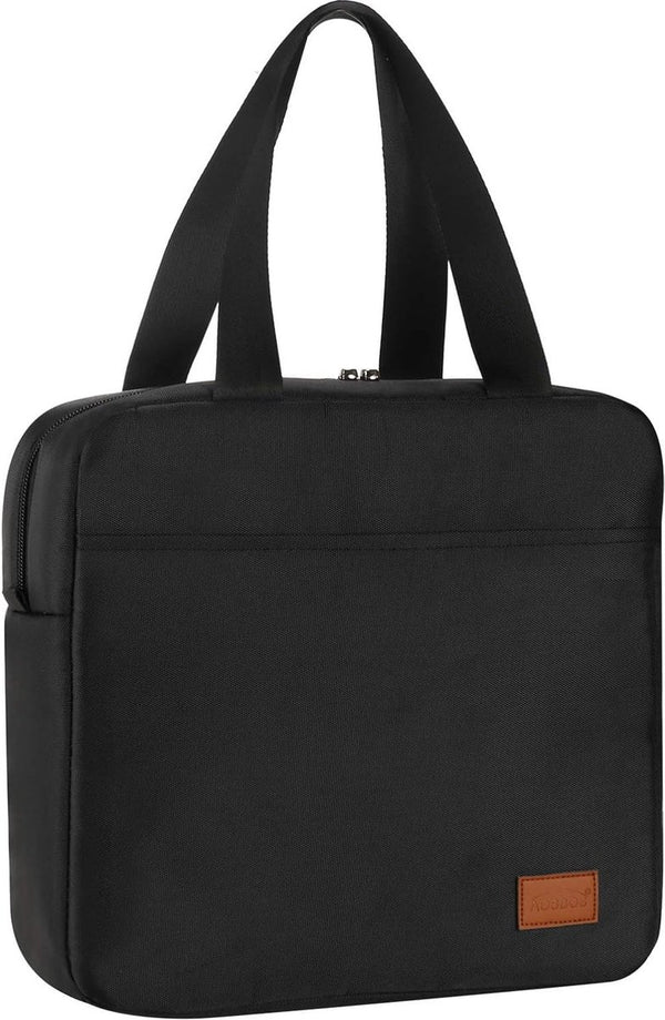 Kleine koeltas Lunchtas met ritssluiting Waterdicht voor werk Zwart 7L