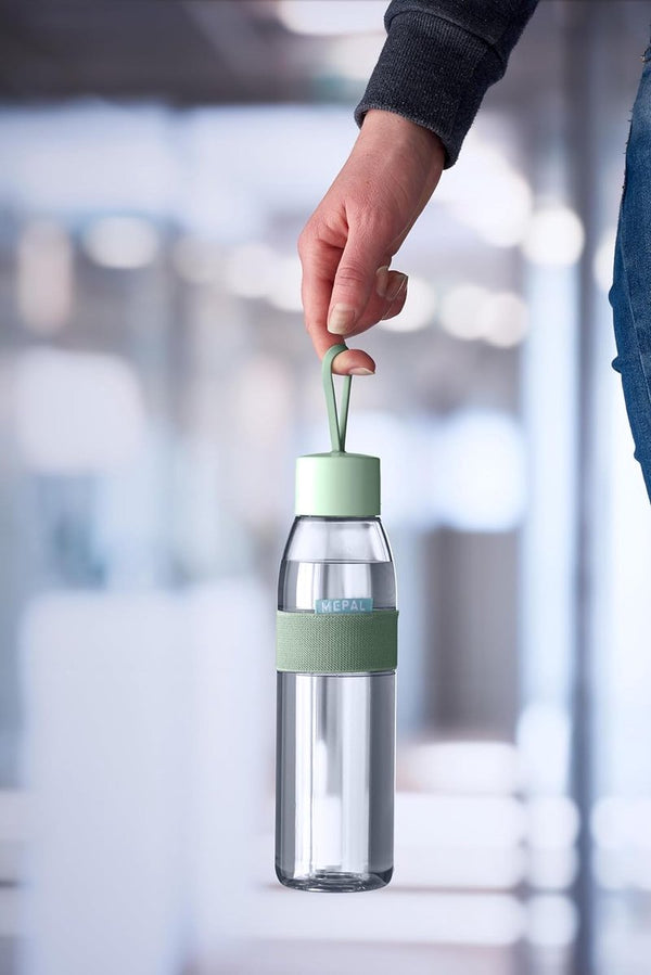 Drinkfles Ellipse Nordic Pink, inhoud 700 ml, ook voor koolzuurhoudende dranken, onbreekbaar materiaal, lekvrij, vaatwasmachinebestendig