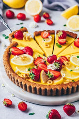 Taartvorm met hefbodem - Quichevorm - Taartbodem - Gegolfde bakvorm voor taarten - Koolstofstaal - Antiaanbaklaag - 26 cm