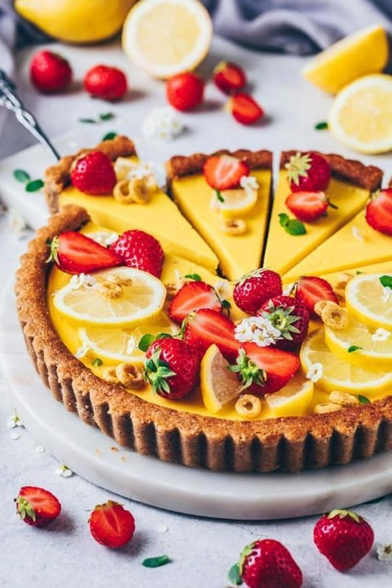 Taartvorm met hefbodem - Quichevorm - Taartbodem - Gegolfde bakvorm voor taarten - Koolstofstaal - Antiaanbaklaag - 26 cm