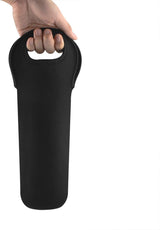 Wijnreistas en koeltas, draagtas voor wijnflessen, picknickkoeler Waterdranken Bierfles Geïsoleerde handtas van neopreen voor reizen met veilig draaghandvat