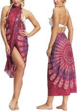 Boho sarong wrap bikini cover-up rok strandlaken