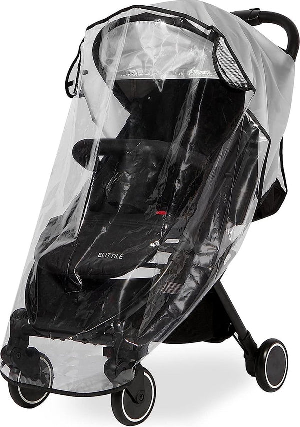 Regenhoes kinderwagen, kinderwagen regenhoes universeel, regenhoes buggy, reisweerbescherming voor winddicht, waterdicht, bescherming tegen zon, stof, sneeuw