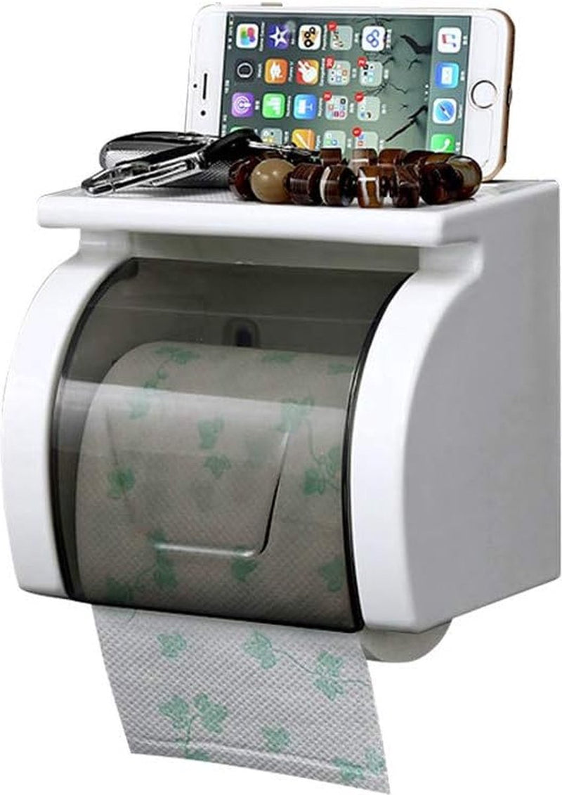 Sterke zelfklevende toiletpapierhouder, zonder boren, badkamerinstallaties, waterdicht en stofdicht