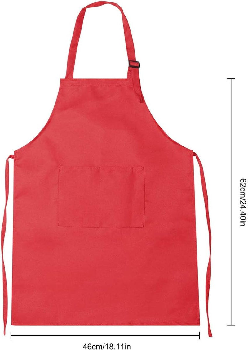 2 stuks kinderschorten met zakken, verstelbaar kookschort voor peuters, voor jongens en meisjes, keukenschort schilderschort, kinderkunstenaarsschort om te knutselen, schilderen, bakken, koken (7-13 jaar)