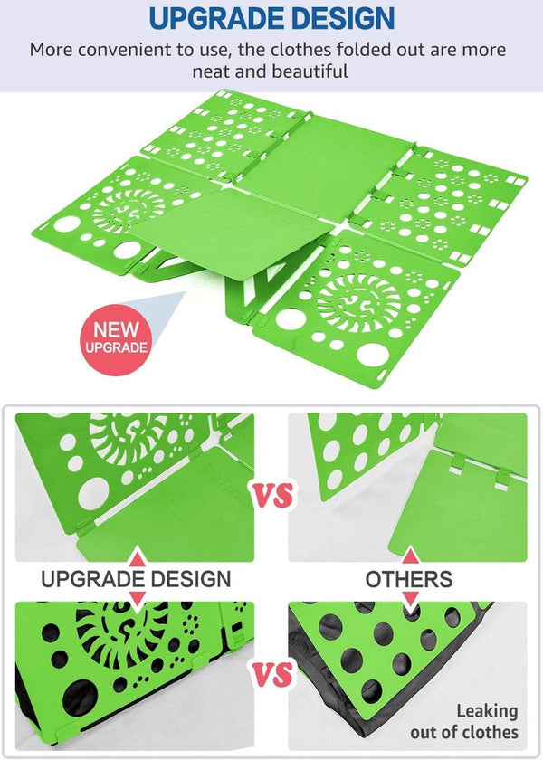 Kledingvouwer, verstelbaar, om gemakkelijk broeken, hemden, truien, T-shirts netjes op te kunnen vouwen