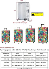 Koffer Beschermhoezen - Elastische Spandex Kofferbeschermer Cover Wasbaar Bagage Cover S/M/L/XL, Meerkleurig