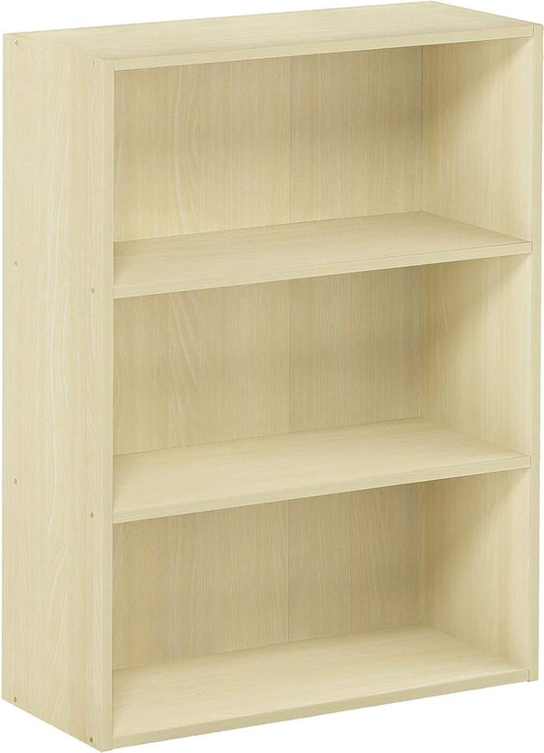 Pasir 3-laags open plank, boekenkasten, stoombeuken, 57,7 (breedte) x 80 (hoogte) x 24,1 (diepte) cm