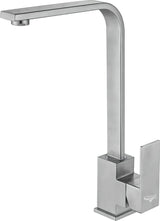 Kraan voor de keuken, 360 graden draaibaar, wastafelmengkraan, wastafelarmatuur, eenhendelmengkraan, modern, elegant, chroom, roestvrij staal, keukenkraan