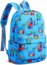 Kinderrugzak jongens peuterschool tas kleuterschoolrugzak dagrugzak cartoon munten portemonnee voor 3-5 jaar, 23 x 13 x 30 cm