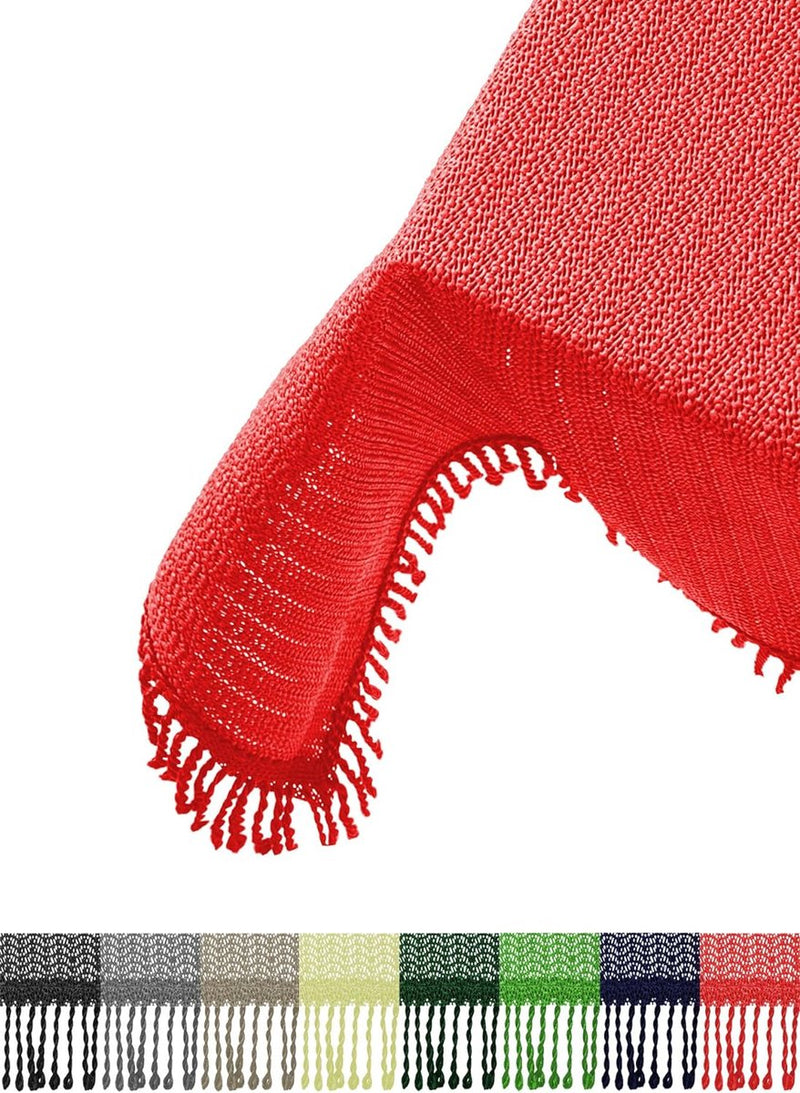 Tuintafelkleed, weerbestendig en antislip voor tuin, terras, camping – vierkant: 110 x 140 cm, 130 x 160 cm, rond: 140 cm.