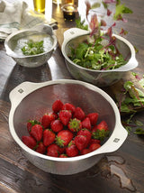 Zeef, roestvrij staal, 24 cm & zeef, roestvrij staal, 20 cm, 22 x 20 x 10 cm