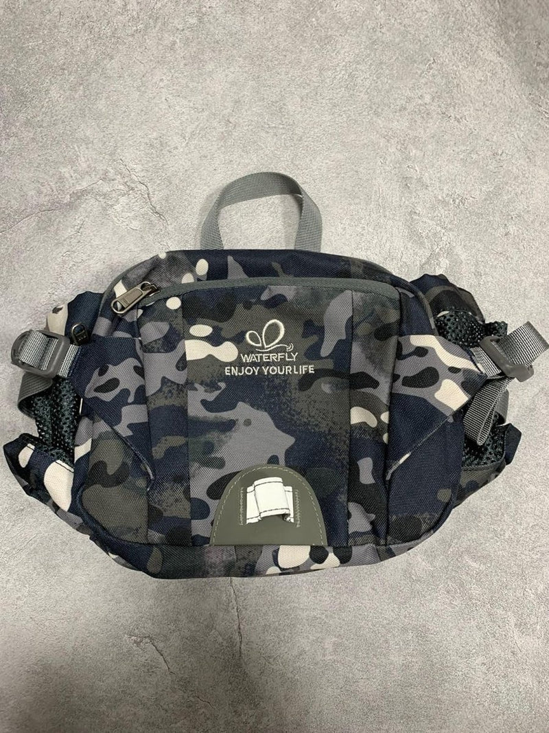 heuptas, buiktas met flessenhouder en vak voor mobiele telefoon, waterdichte multifunctionele reis-heuptas, geschikt voor outdoor-activiteiten, sport, kamperen, uitstapje, joggen, wandelen, klimmen, fietsen, trekking